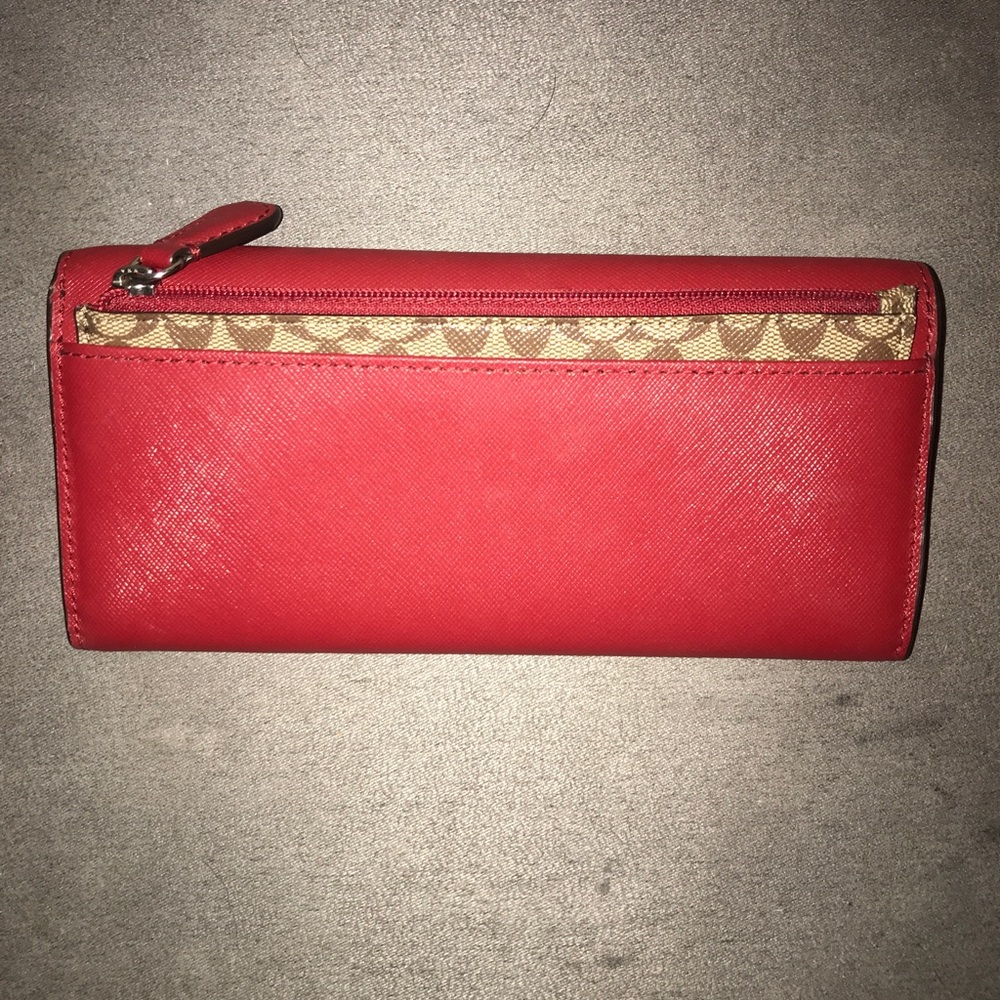 RED COACH WALLET - Picture 2 of 6